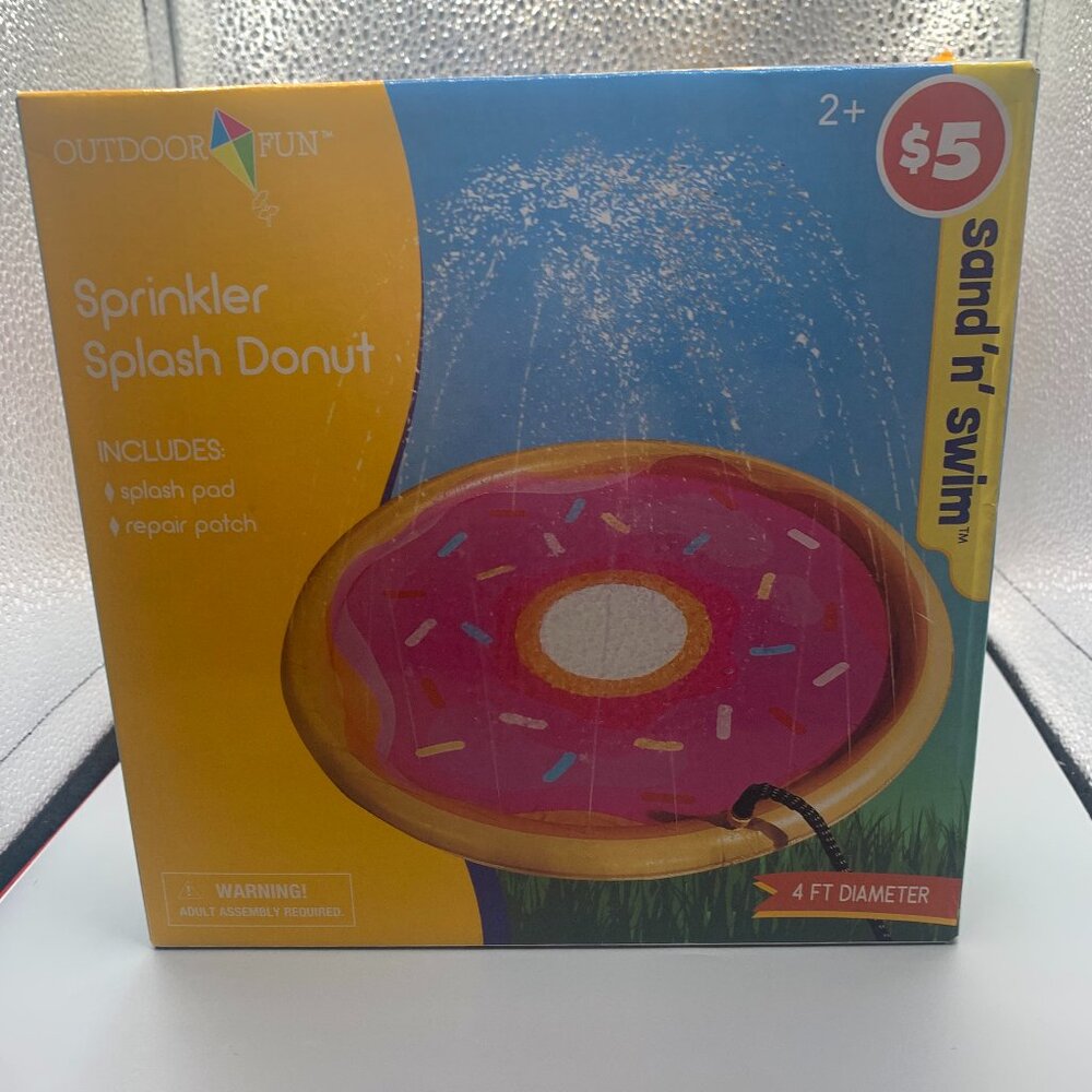 SPRINKER SPLASH DONUT NEW IN BOX